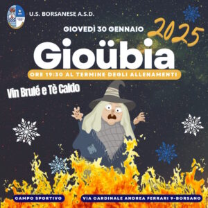 Gioeubia 30 gennaio 2025