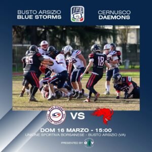 Blue Storm 16 marzo 2025